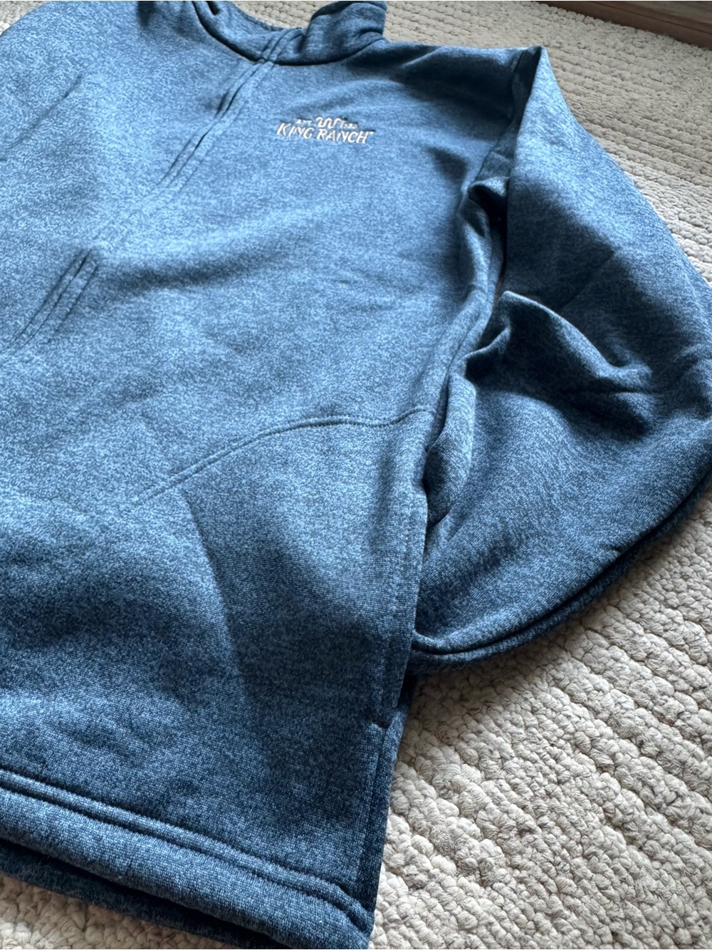 King Ranch Men's Navy Full-Zip Sweater Jacket - Picture 5 of 5